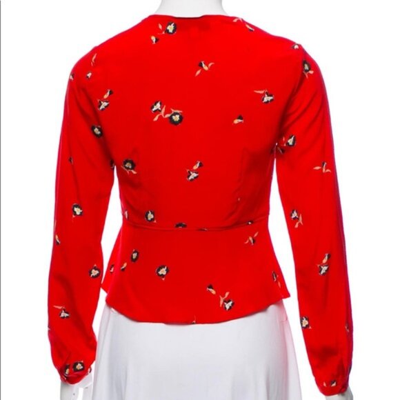 Intermix Kirsten Silk Top - Picture 3 of 3